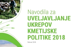 Navodila za uveljavljanje ukrepov kmetijske politike 2018 - naslovnica