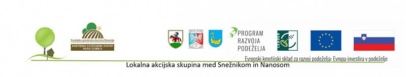 logo LAS med Snežnikom in Nanosom